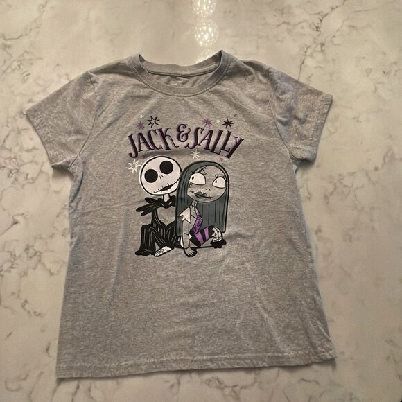 Disney Nightmare before Christmas Jack Sally t-shirt - Picture 1 of 6